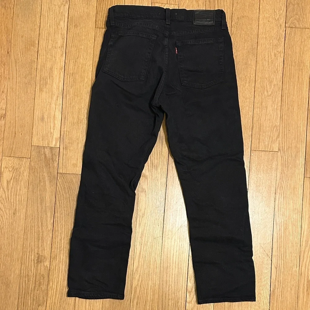 Levi's Women's Black Wedgie Straight Ankle Jeans - Size 25